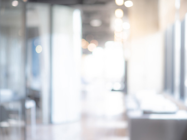 Image of a blurred office