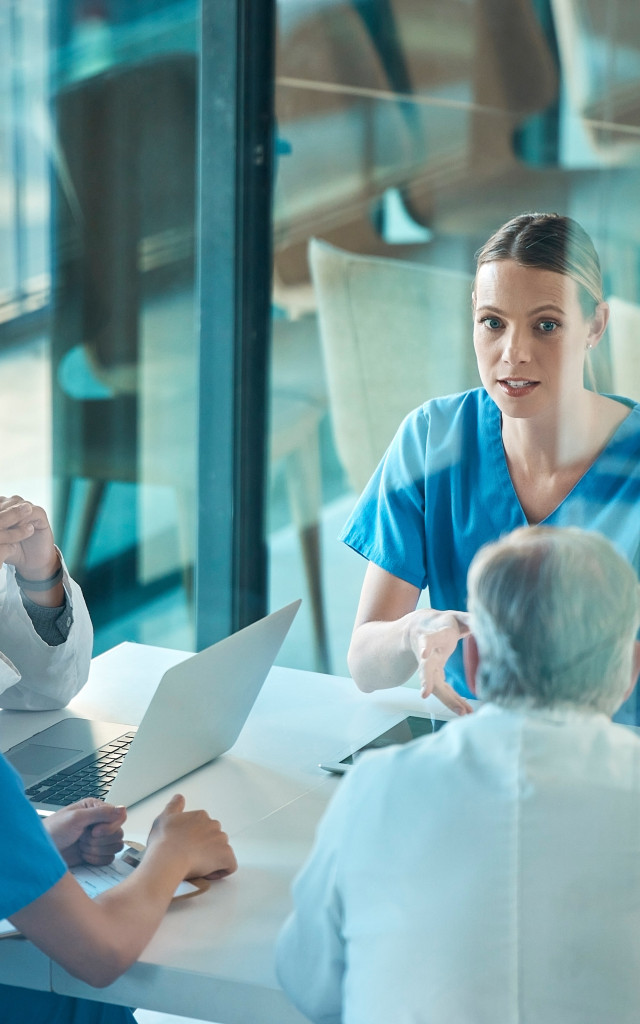 Medical team meeting